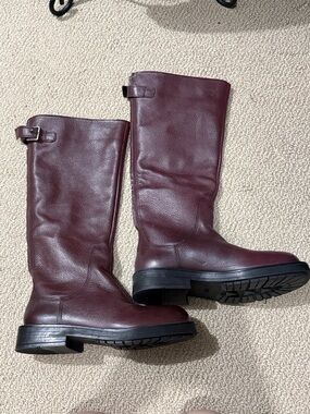 Zara Knee-High Leather Boots